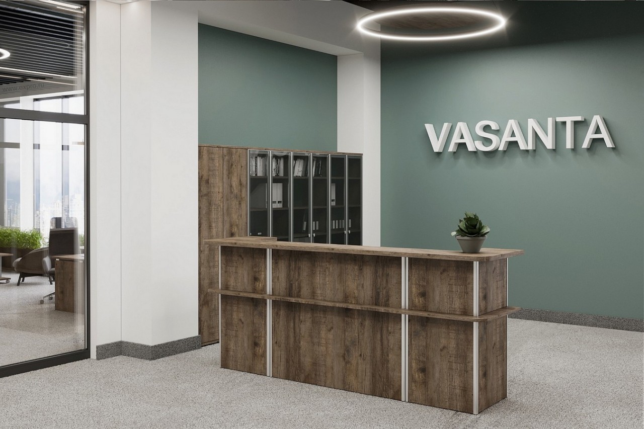 Угловая стойка-ресепшн Vasanta - вид 2